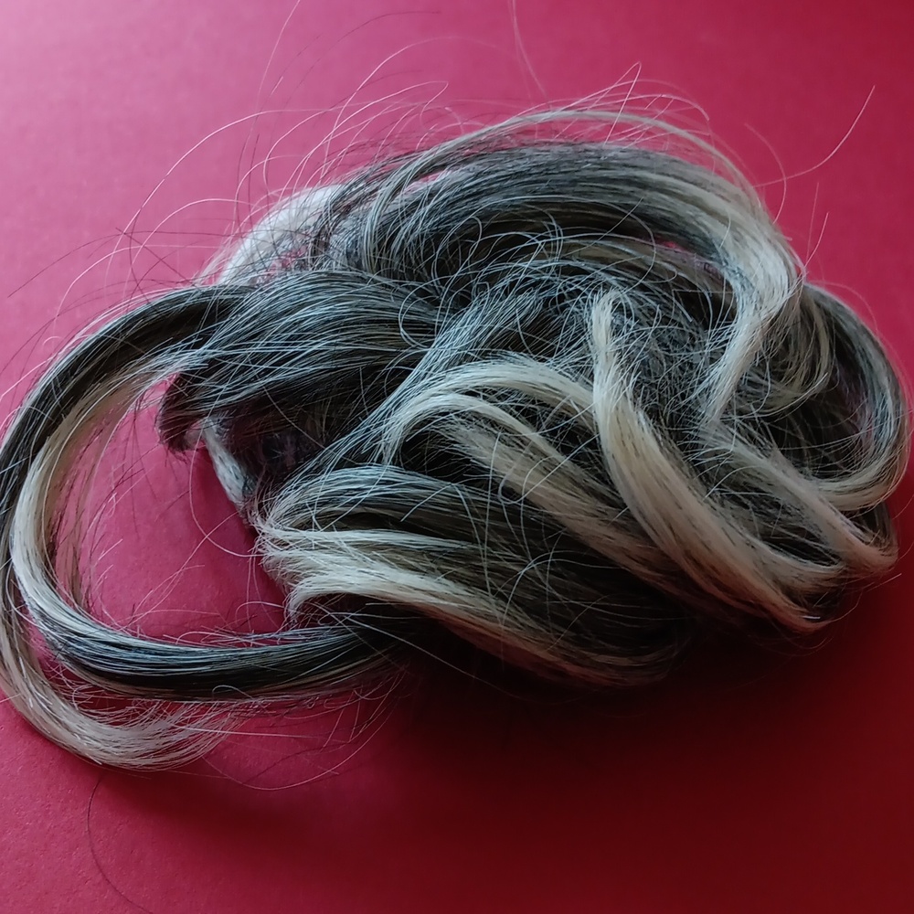 Frosted hair piece